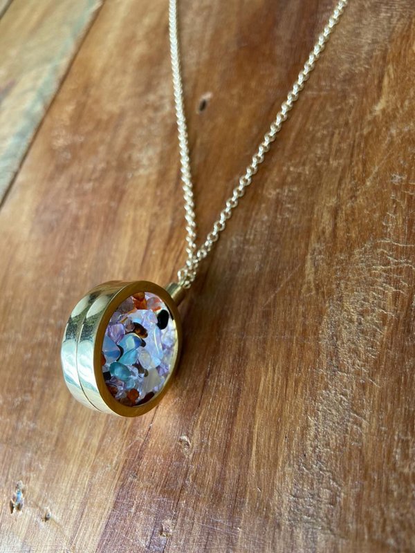 Colar Amuleto da Gratidão Ouro