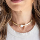 Colar Choker Lua Equilíbrio Ouro