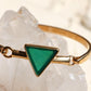Pulseira Bracelete Pirâmide Ouro