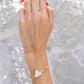 Pulseira Bracelete Pirâmide Ouro