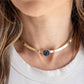 Colar Choker Lua Equilíbrio Ouro