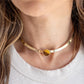 Colar Choker Lua Equilíbrio Ouro
