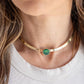 Colar Choker Lua Equilíbrio Ouro