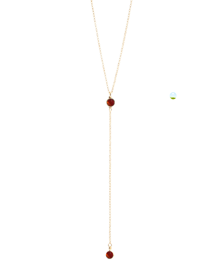 Colar Mini Esfera Duplo Ouro
