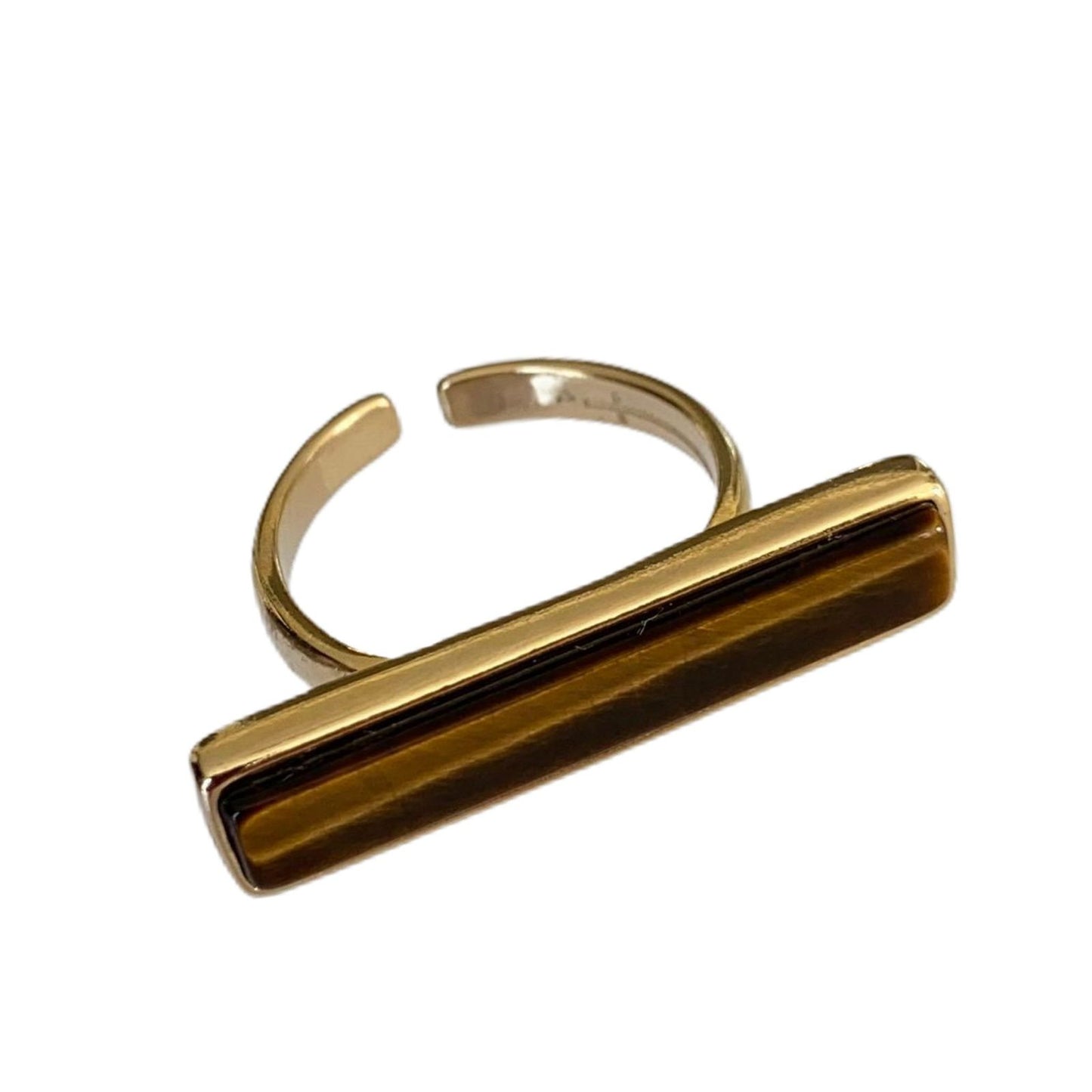 Anel Retângulo Ouro