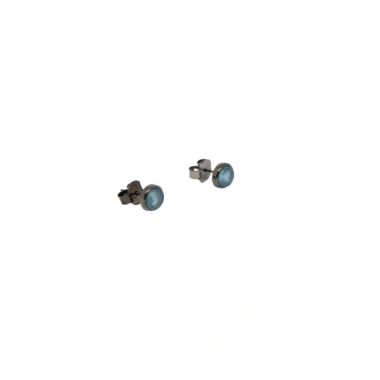 Brinco Mini Círculo Ródio Negro