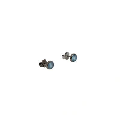 Brinco Mini Círculo Ródio Negro