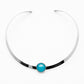 Colar Choker Lua Equilíbrio Ródio Branco