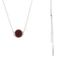 Colar Círculo + Metal Semi Círculo Ródio Branco