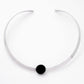 Colar Choker Lua Equilíbrio Ródio Branco