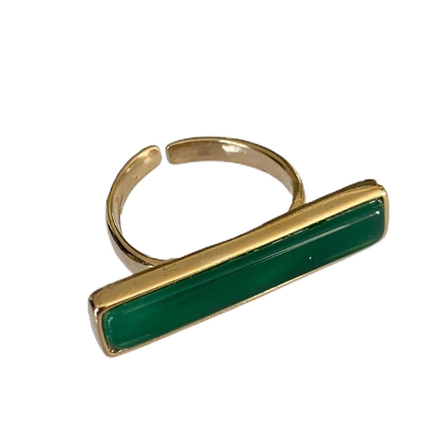 Anel Retângulo Ouro