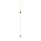 Colar Mini Esfera Duplo Ouro