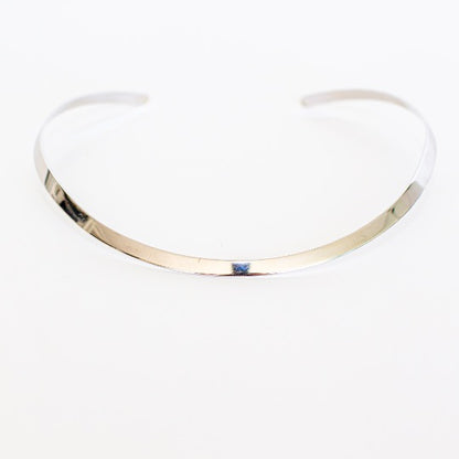 Colar Choker Equilíbrio Ródio Branco